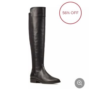 Clarks Knee-high Women's Pure Caddy Black Leather